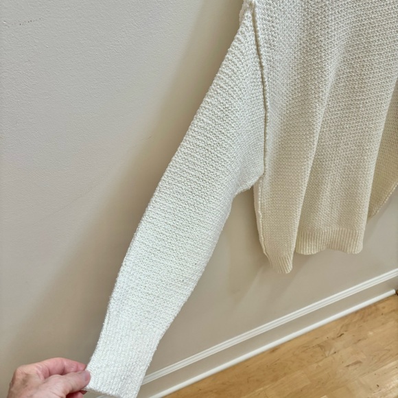 NWT Free People Ivory Turtleneck Sweater Small - Picture 4 of 8